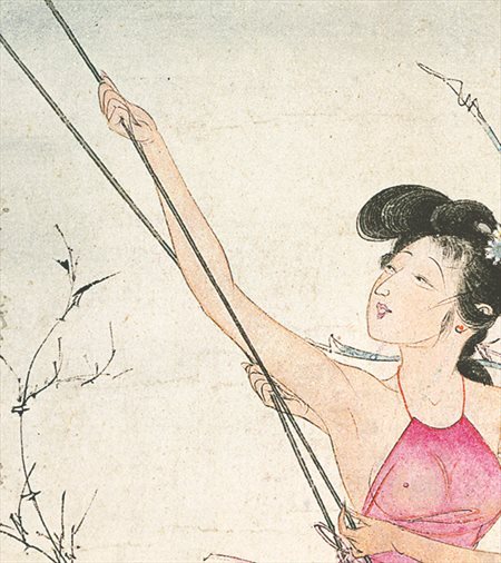 青神县-胡也佛的仕女画和最知名的金瓶梅秘戏图
